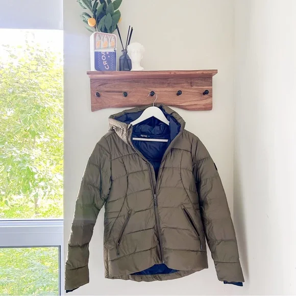 OUTDOOR RESEARCH Women's Coldfront Down Hoodie Jacket Khaki Small Lightweight - Picture 2 of 11